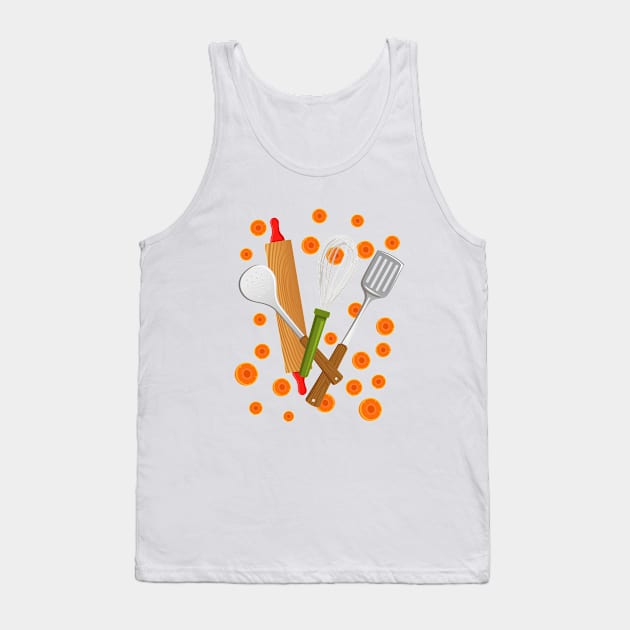 Carrot Kitchen Tank Top by SWON Design